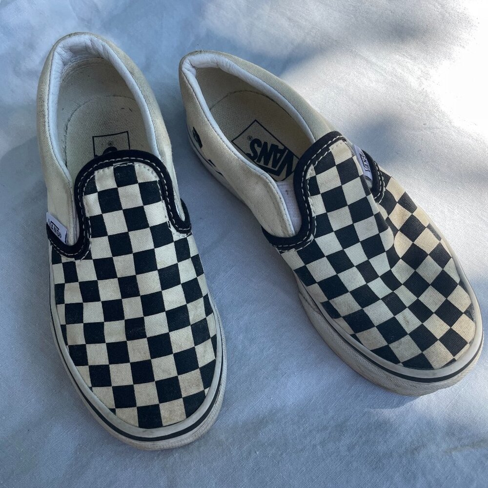Checkered Vans Kids 12.5